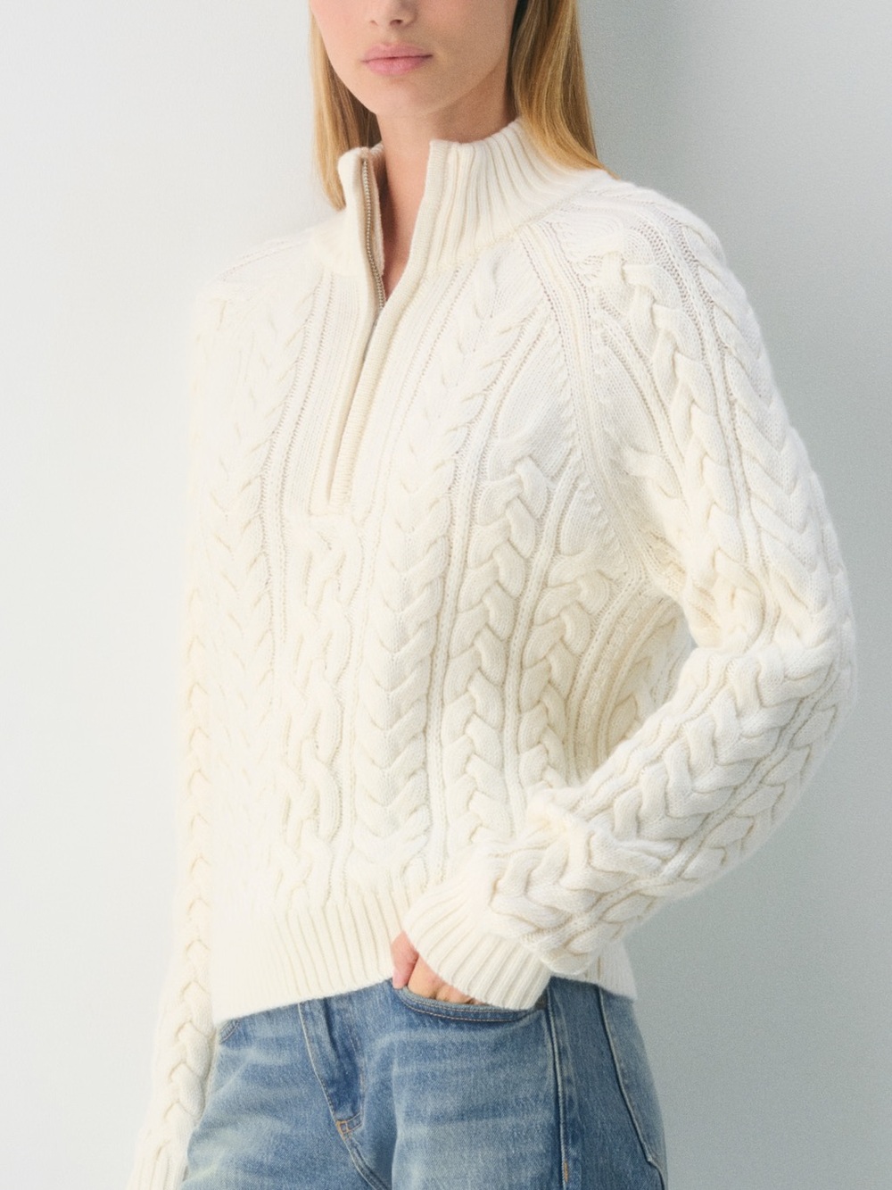 Aritzia Cable Knit Sweater
